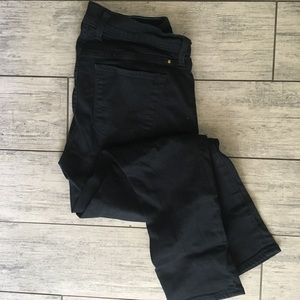 Lucky Brand Black Cropped Jeans